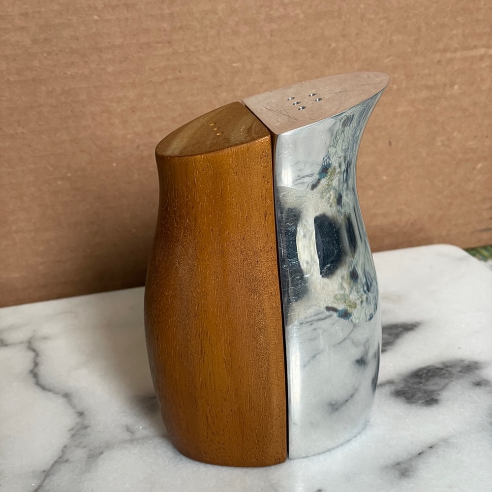 Nambe Cradle Salt and Pepper Shakers